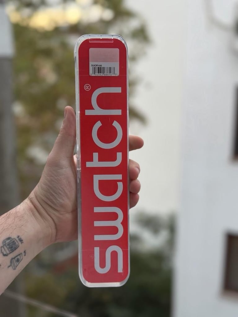 swatch siyah saat - 5