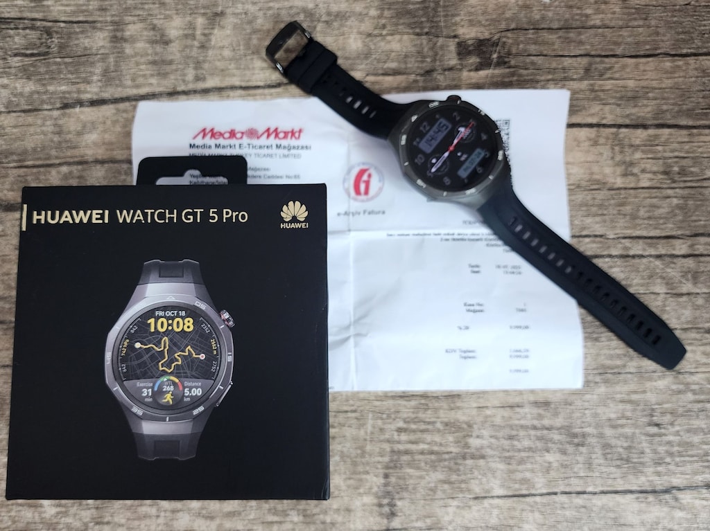 Huawei Watch GT 5 PRO / Kutu Fatura /12 Ay Garanti / Sıfır Gibi - 3