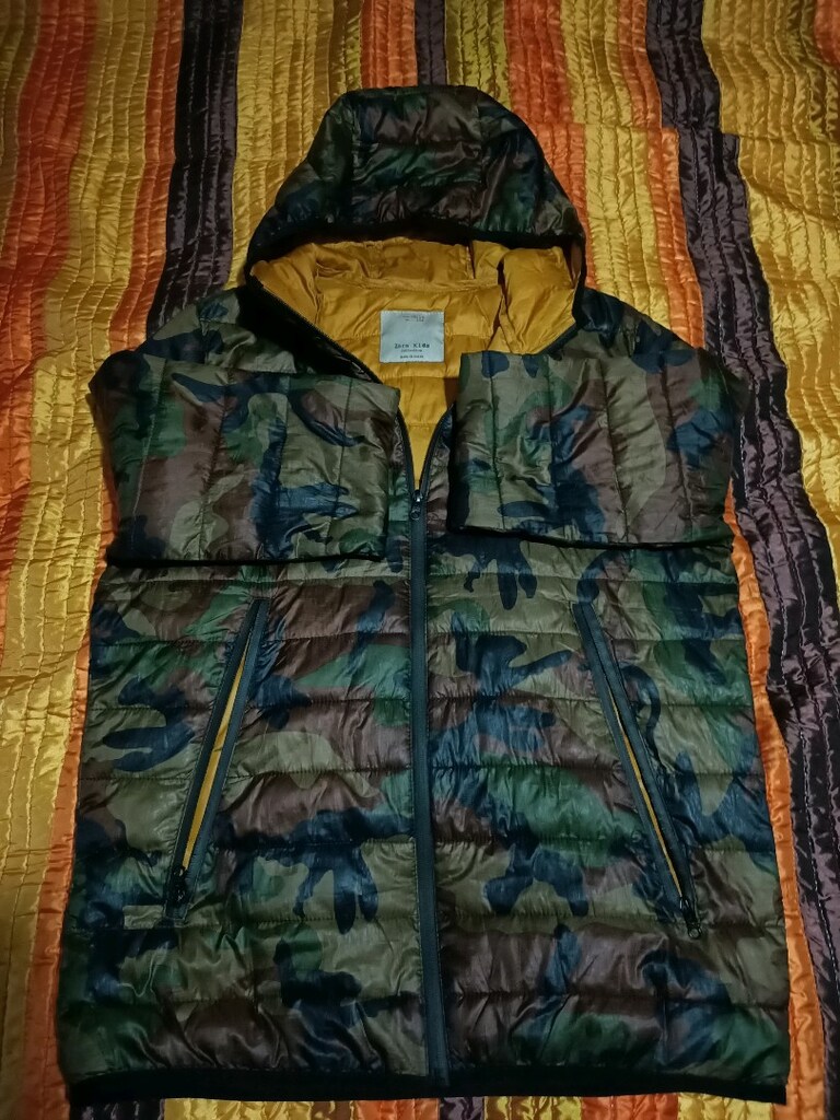 Baharlık mont,Zara,kamuflaj