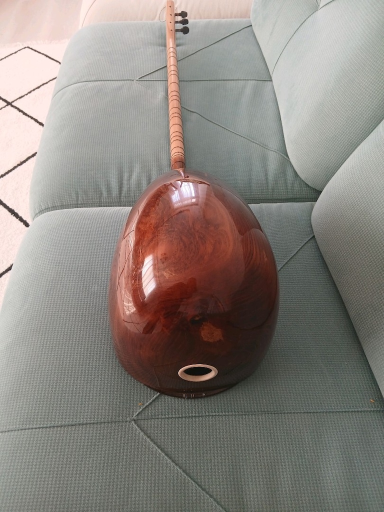 Oyma Dut Uzun Sap Bağlama - 5