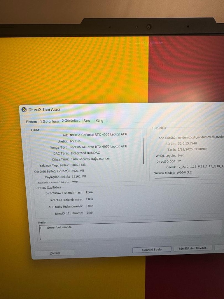 ASUS TUF GAMING F16 FX607VU – RTX 4050 KUTU ADAPTÖR MEVCUTTUR - 2