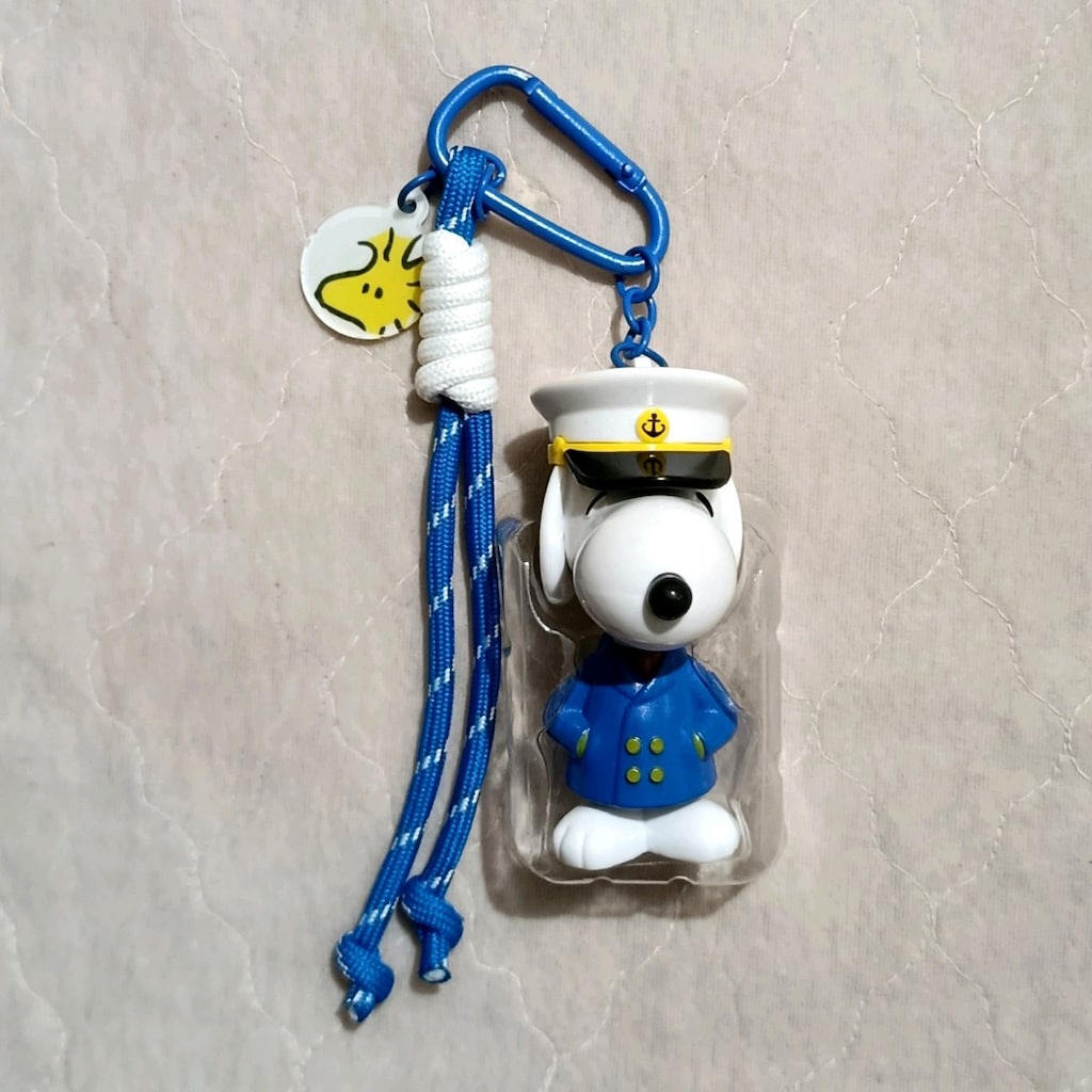 'Captain Snoopy' Figür Çanta Charmı {Peanuts} - 2