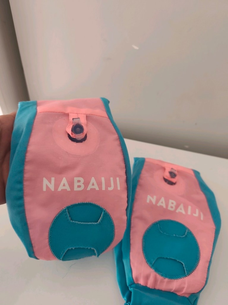 Nabaiji Çocuk Yüzme Kolluk Kemer Panda Baskılı Pembe 15-30 Kg - 10