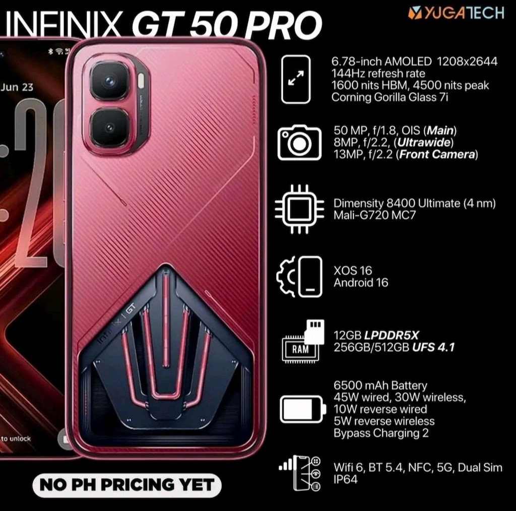 YENİ CİHAZ SIFIR KUTULU İNFİNİX GT 50 PRO 256GB HAFIZA 24GB RAM - 3