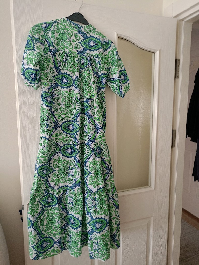 çiçek desen elbıse - 2