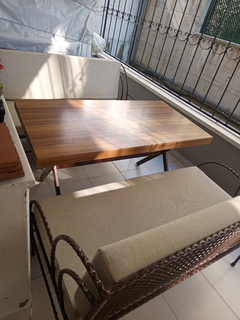 ferforje balkon sedir takımı