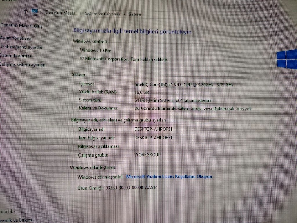 Oyuncu Bilgisayarı set Halinde i7 8700 1060 6 GB 16 Gb Ram - 3