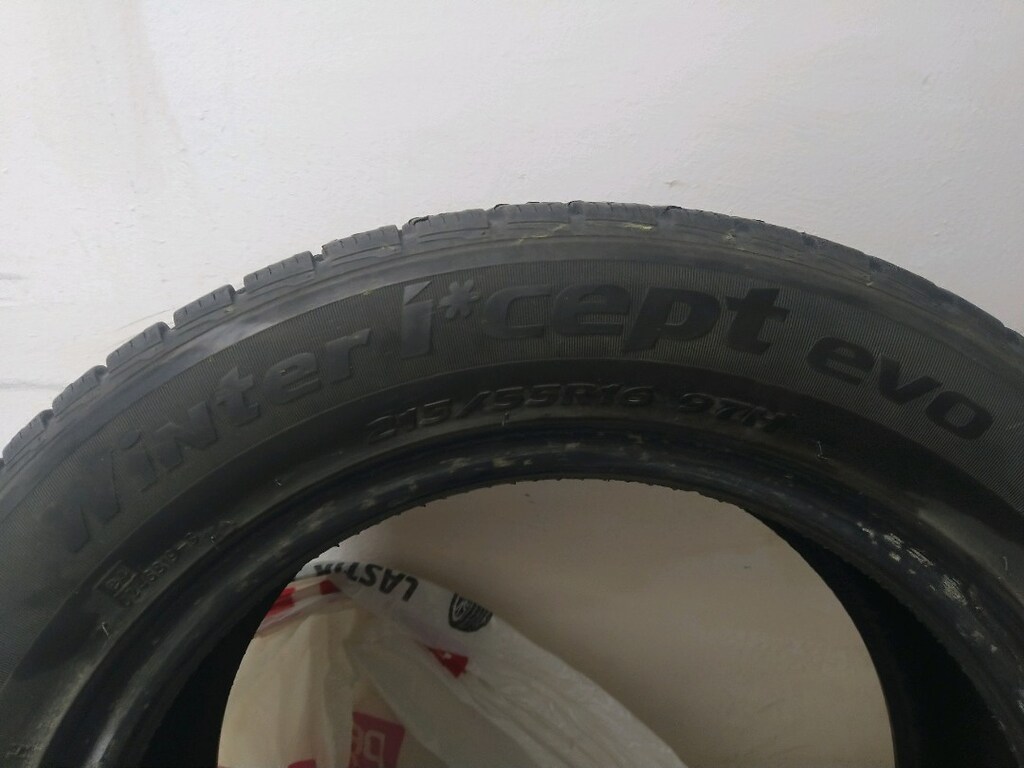 2 ADET HANKOOK 215 55 R16 97H WİNTER İCEPT EVO M+S 5mm KIŞ LASTİĞİ - 3