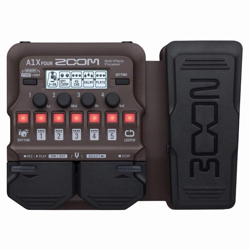 Zoom A1X FOUR Akustik Gitar Multi Efekt Prosesörü – Temiz - 3