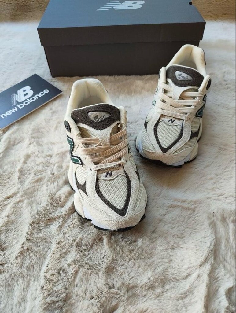 ‼‼‼NEW BALANCE 9060 YEŞİL LOGO - 4