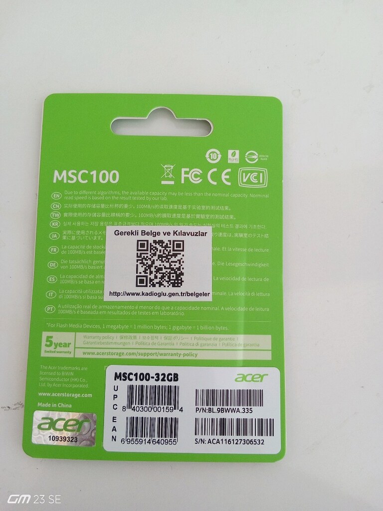 32GB A1 V10 U1 100MB/s Micro SD Hafıza Kartı Aksiyon Kamera & Güvenlik - 2