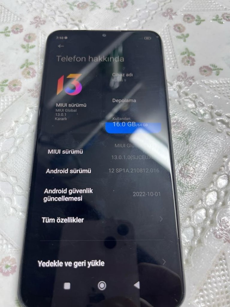 Xaiomi Redmi 9 - 8