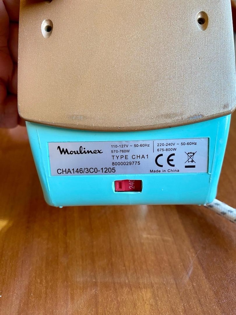 MOULINEX TYP CHA1 ORTABOY SEYAHAT ÜTÜSÜ - 7