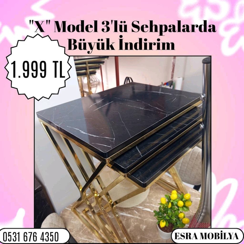 Zigon Sehpa Modellermiz Nakite Özel Fiyat Sadece - 5