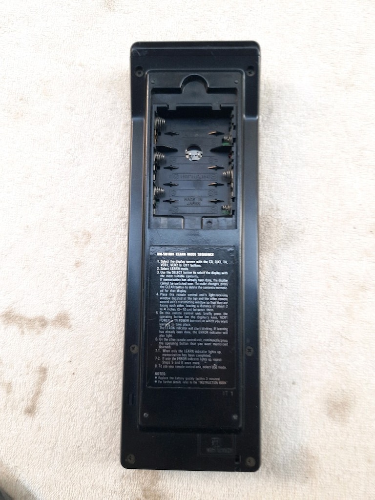 JVC RX-1001V AKILLI LEARN ÜNİVERSAL PROGRAMLANABİR AUDİO KUMANDASI - 7