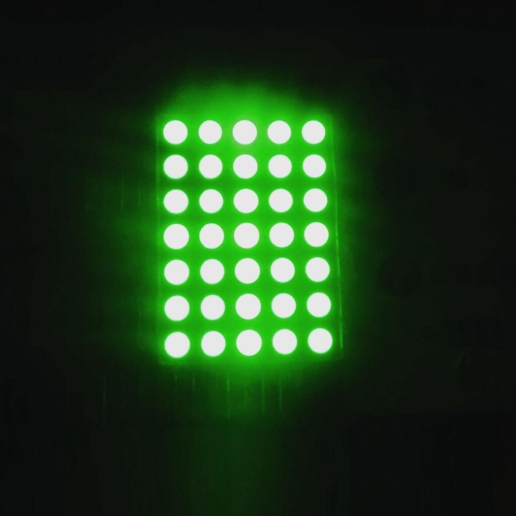 İki renkli 5x7 Led Matrix
