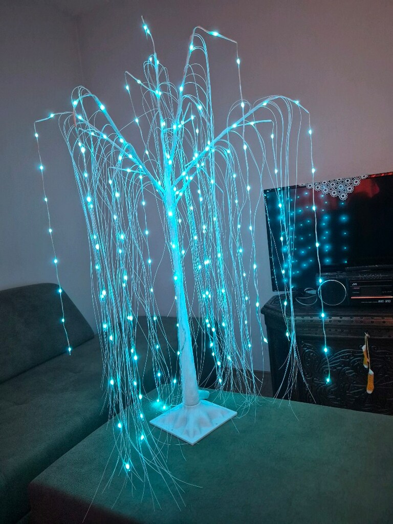 led ışıklı söğüt agacı - 2