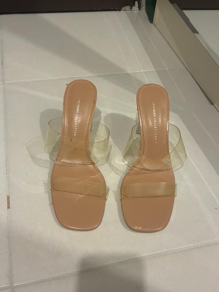zara topuklu terlik 41 numara - 3