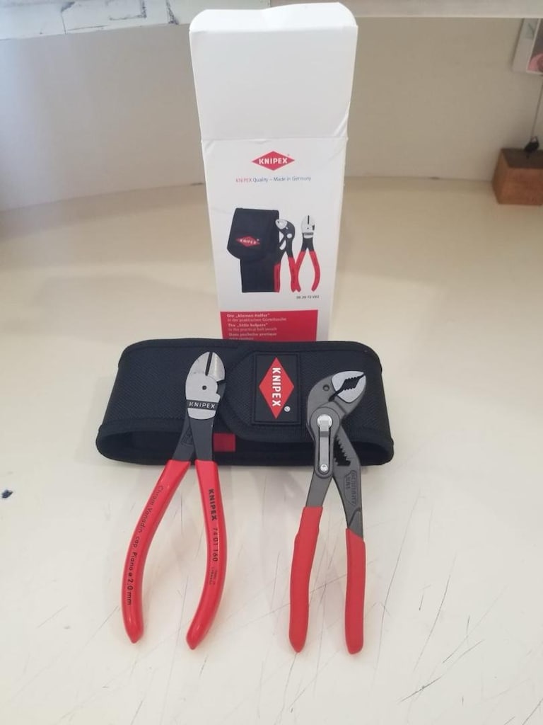 Orjinal Knipex 00 20 72 V02 Atölye Pliers Seti 2 parça sıfır kutulu - 6