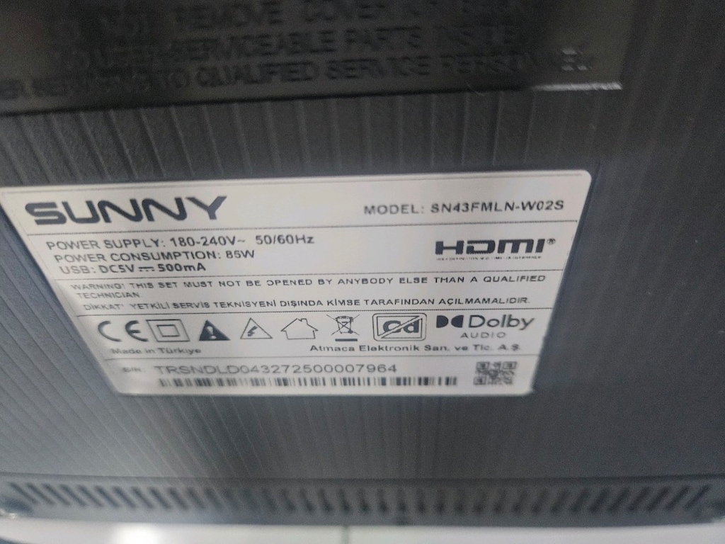Sunny 43 inç TV Smart - 4