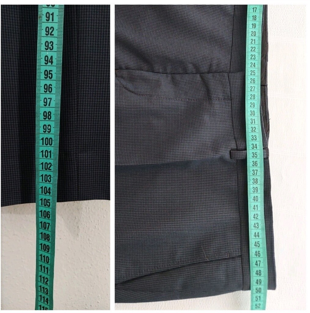 FABRİKA houndstooth desen takım elbise 56/6 drop - 8