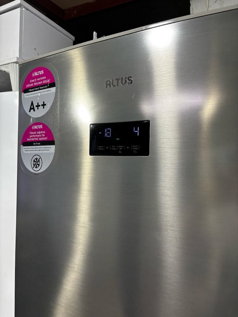 Altus İnox Kombi Buzdolabı - Garantili Nakliye Kurulum Ücretsiz - 2