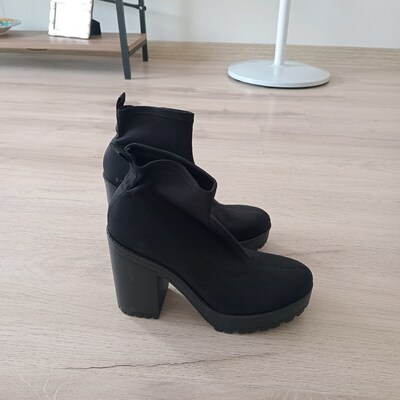 süet bot H_M Topuk boyu 10_11 cm