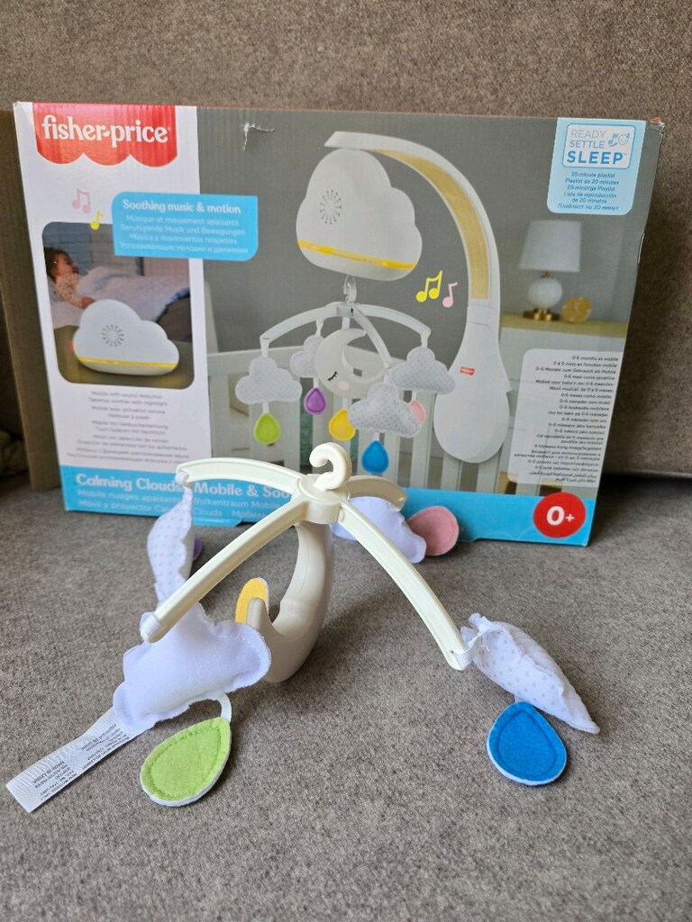 Fisher price mutlu bulutlar dönence ve uyku arkadaşı - 2