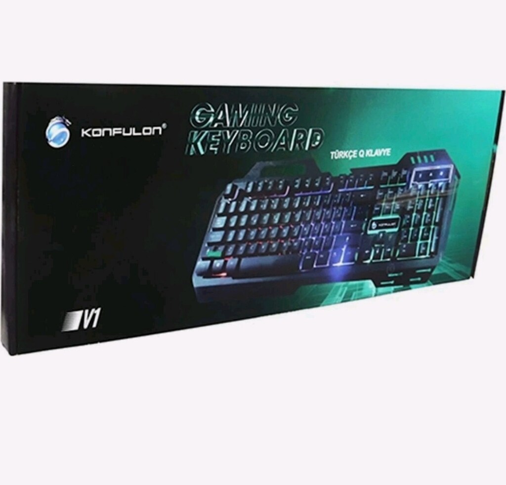 RGB klavye & mause set ışıklı sıfırdır tek fiyat telefon tutucu destek - 9