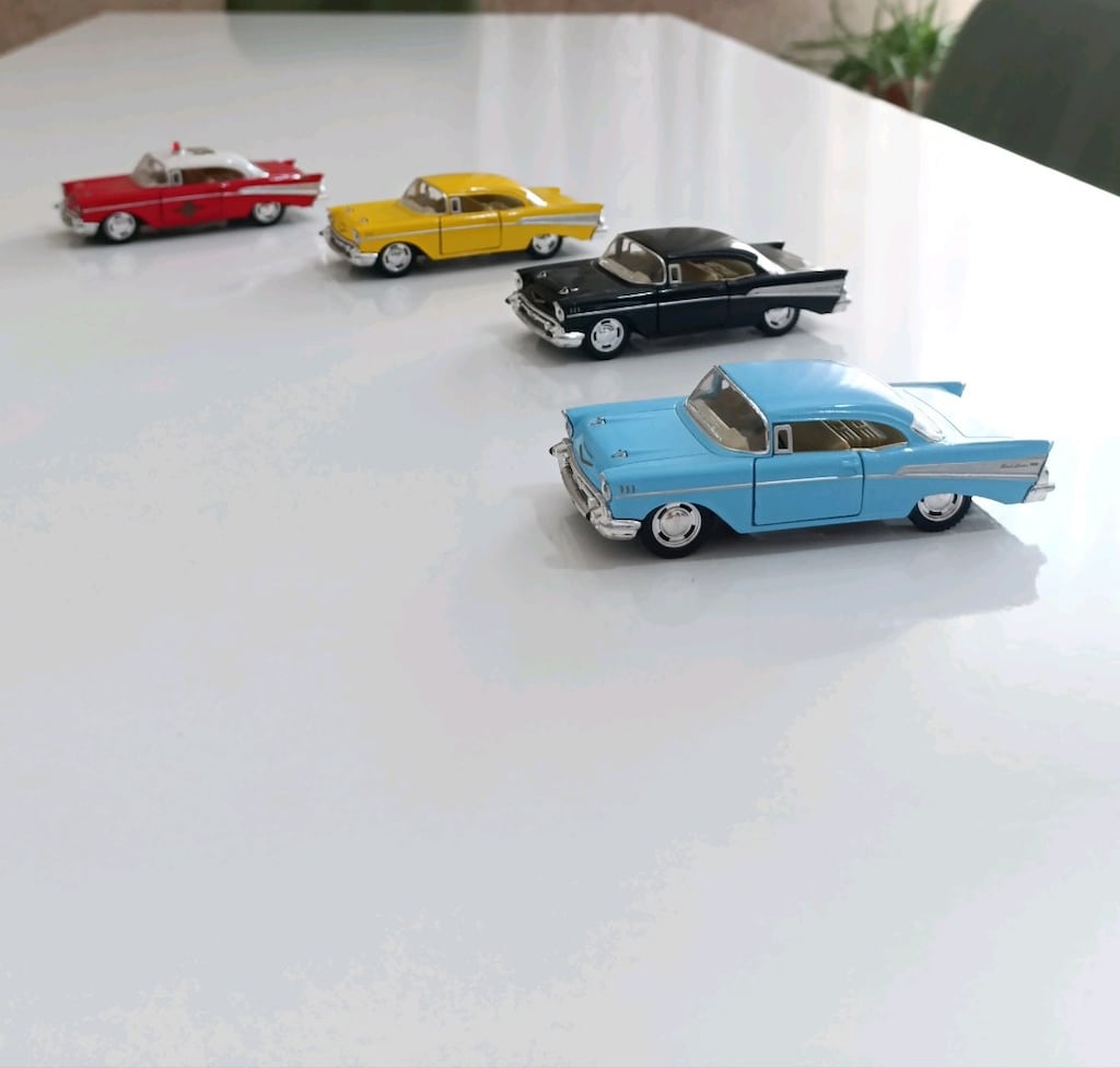 Metal Model Klasik Nostalji Otomobiller - 4
