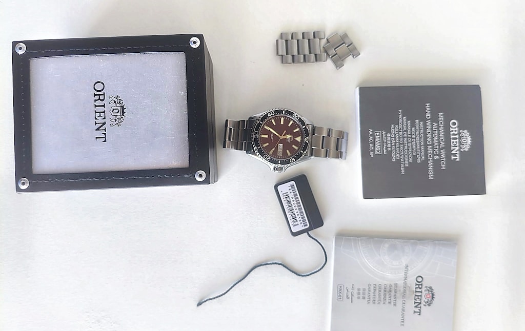 Orient Kamasu Kırmızı Safir Otomatik Full Set - 6