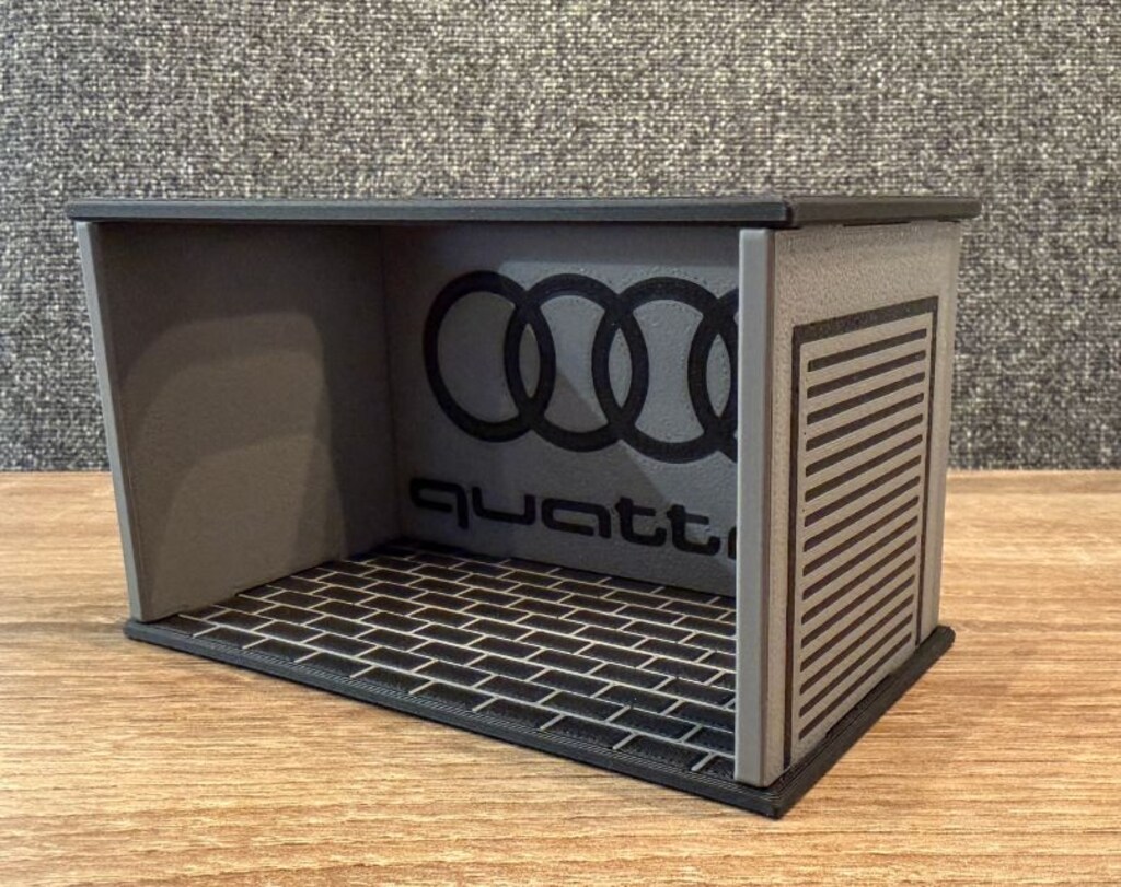 Audi mini garaj Auidi dioroma - 5