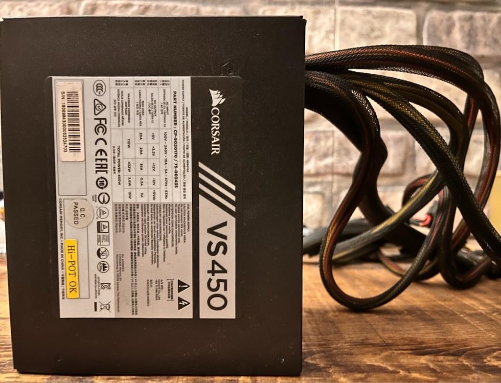 Corsair VS450 Güç Kaynağı/Tamirsiz-Temiz - 3