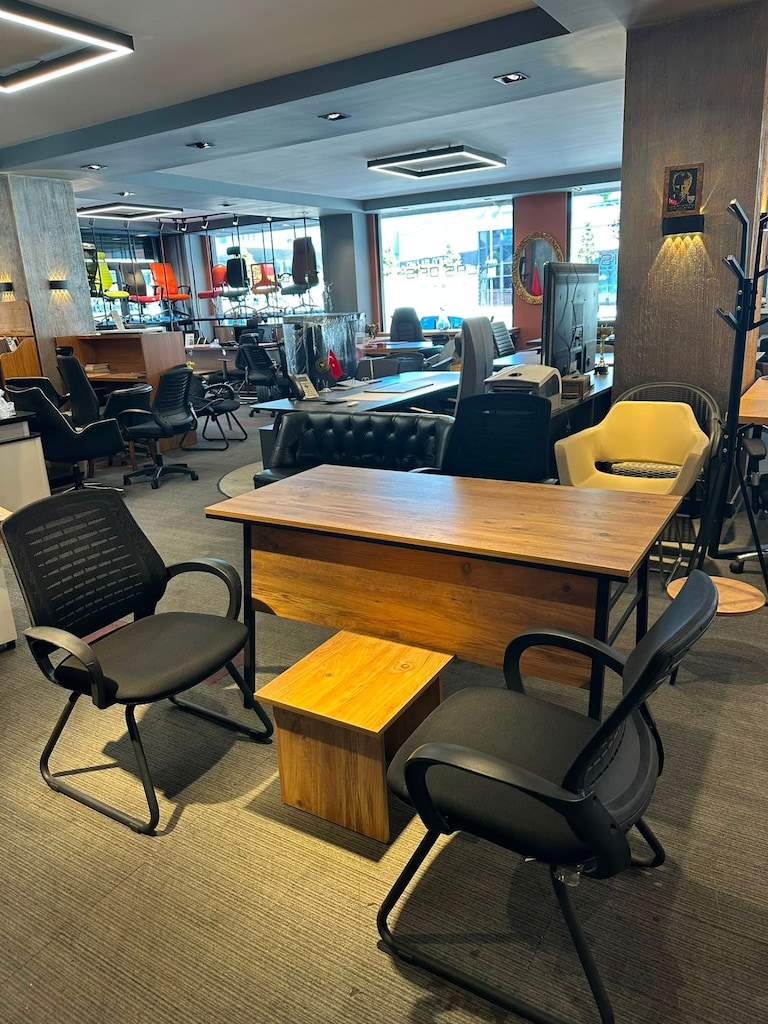 KLAS OFİS ÜSKÜDAR 140X70 MEŞE MAKAM TAKIMI İKİNCİ EL - 4