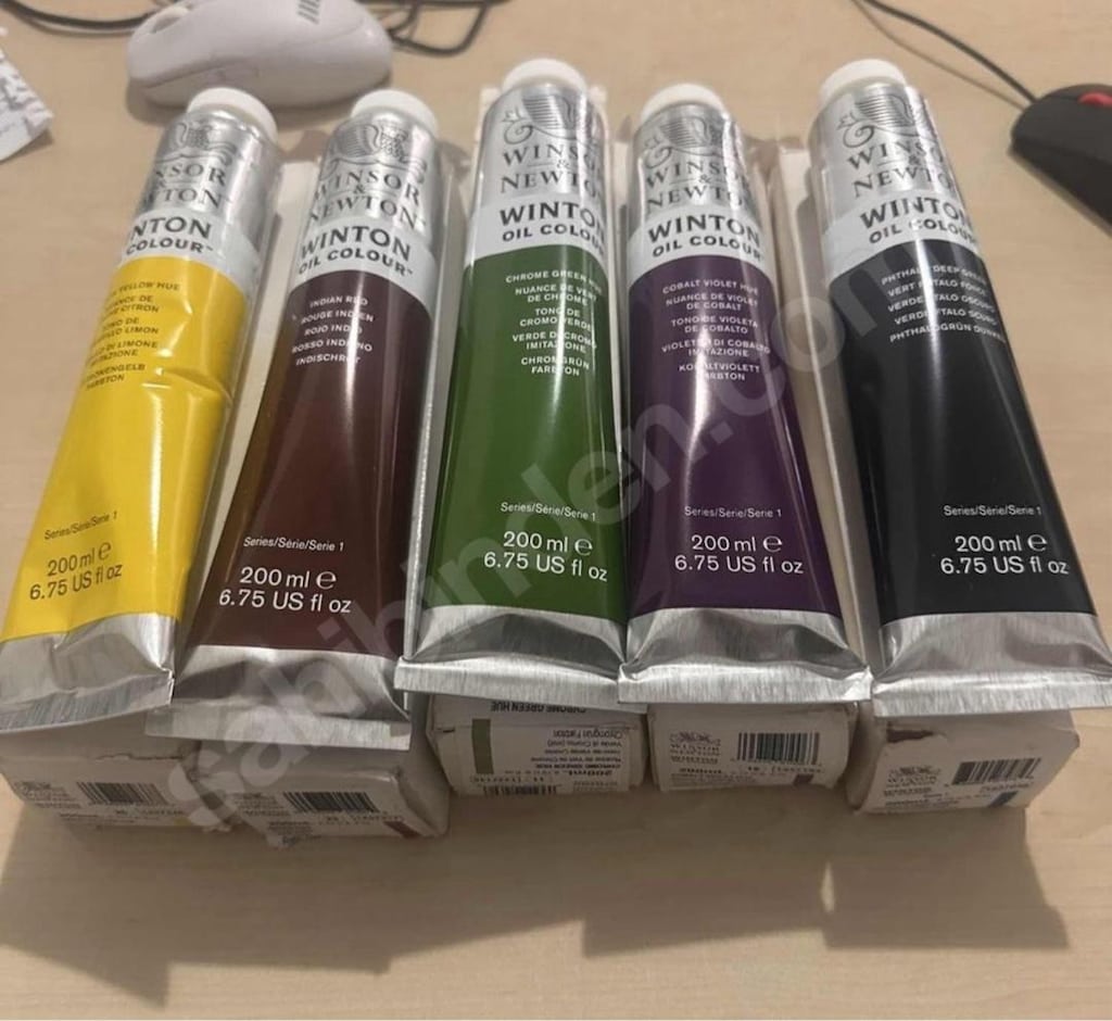 200 ml Winton Yağlı boya kutulu 5 adet