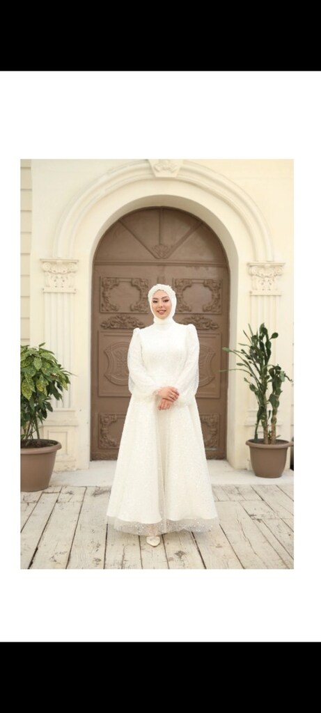 nişan, nikah özel gün tesettür abiyesi
