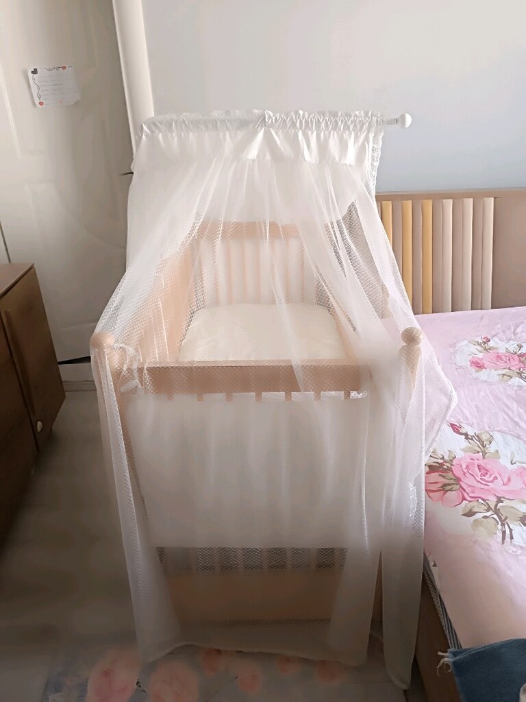 ahşap bebek beşiği - 3