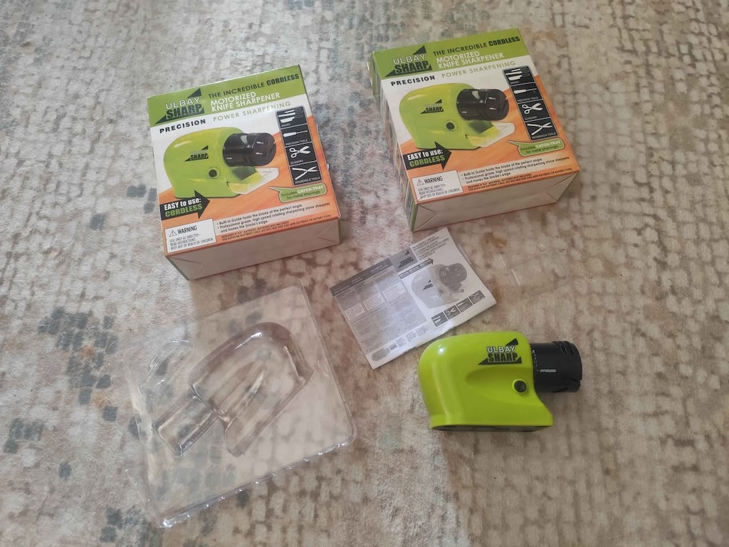 Ulbay Sharp Pilli Motorlu Bıçak ve Makas Bileme Makinesi - 4