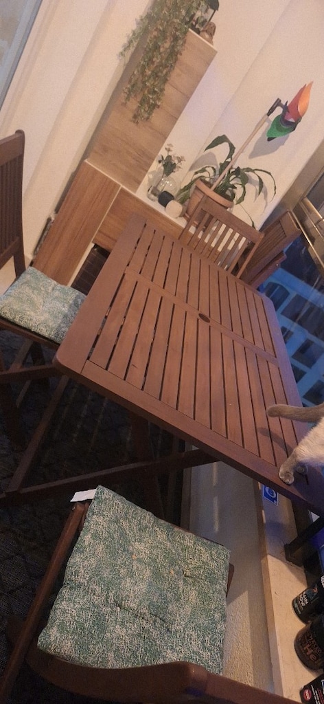 balkon masası sandalyeleri ve kedi malzemeleri - 5