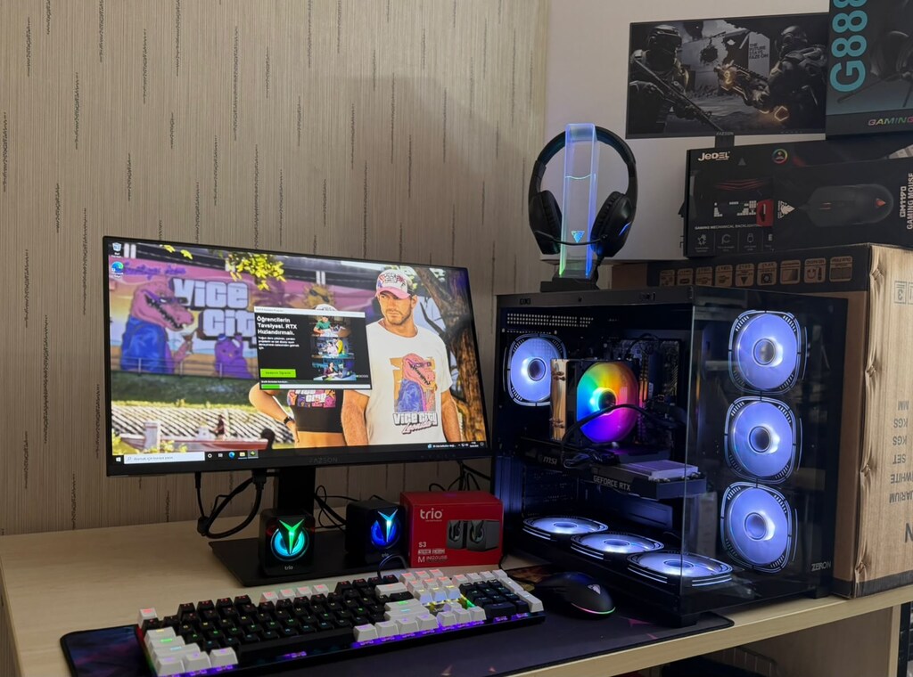 RTX-RYZEN-240HZ KASA FİYATINA FULL SET MASAÜSTÜ OYUN BİLGİSAYARI - 7