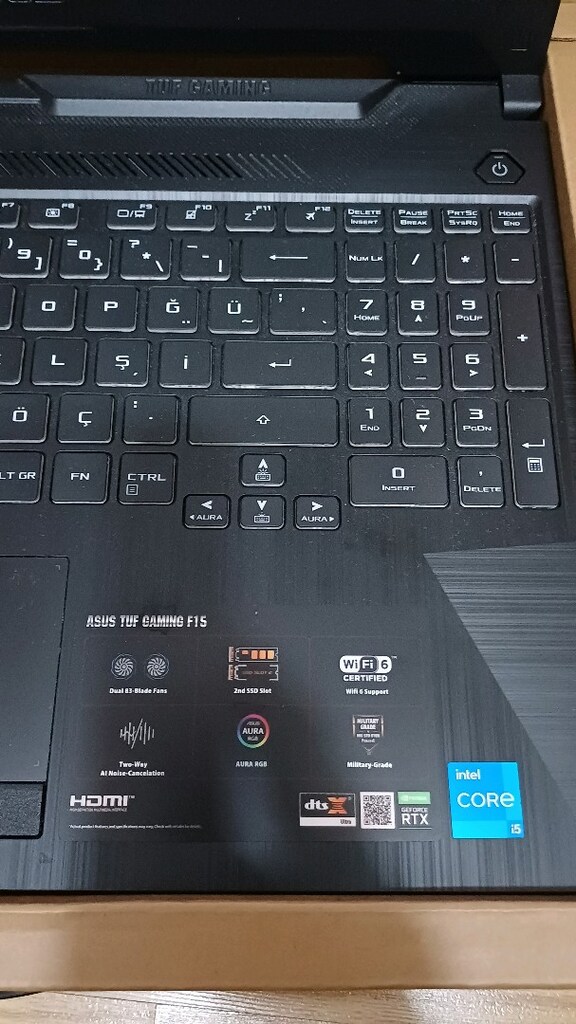 ASUS TUF GAMING F15 LAPTOP - 5