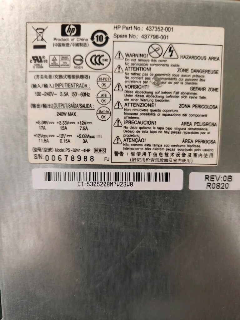 HP PC9055 POWER SUPPLY ORJİNAL - 3