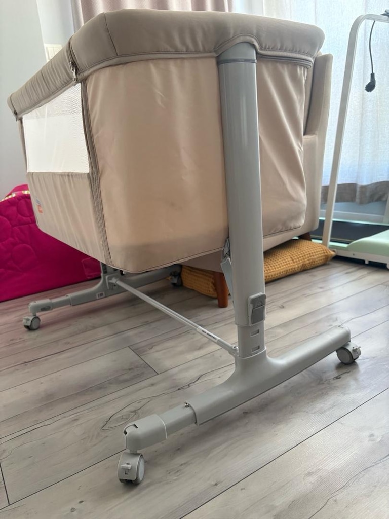 Baby Plus Ebebek Anne Yanı kumaş bebek beşiği tekerlekli stoklar yok - 4