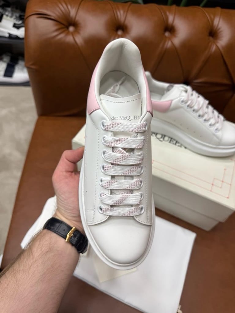ALEXANDER MCQUEEN PEMBE SPOR AYAKKABI 38 NUMARA - 8
