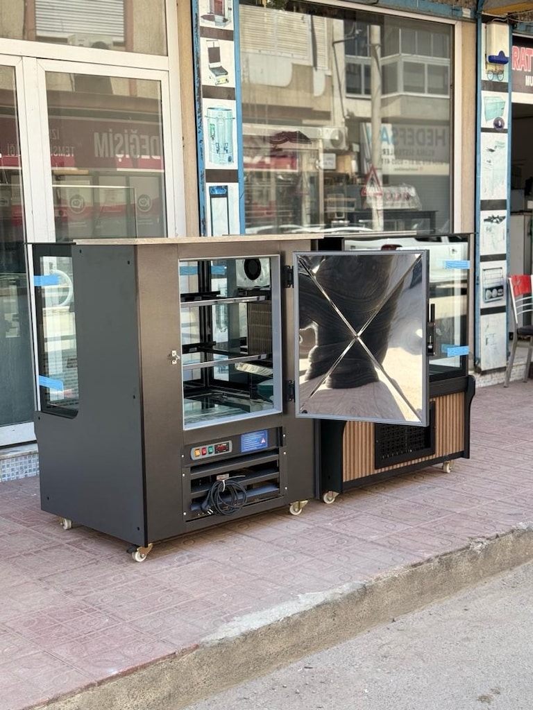 pasta dolabı vitrin dolabı tatlı dolabı kebap dolabı meze dolabı endüs - 17