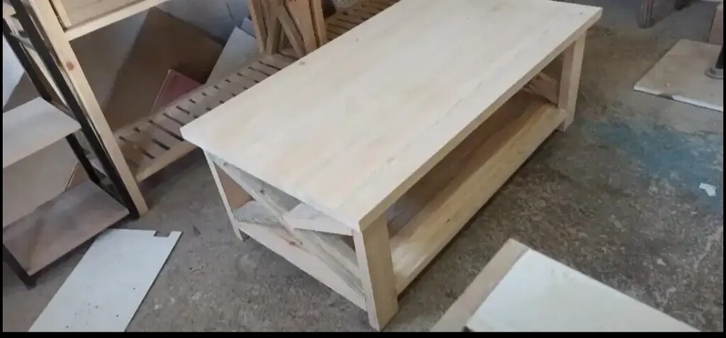 Ahşap masif orta sehpa - 2
