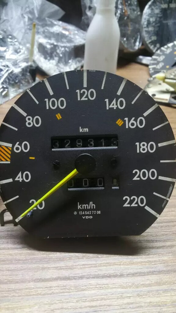 MERCEDES W124 KM/H GÖSTERGE - 3