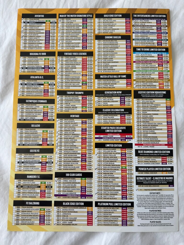 Match Attax Kartlari - 3