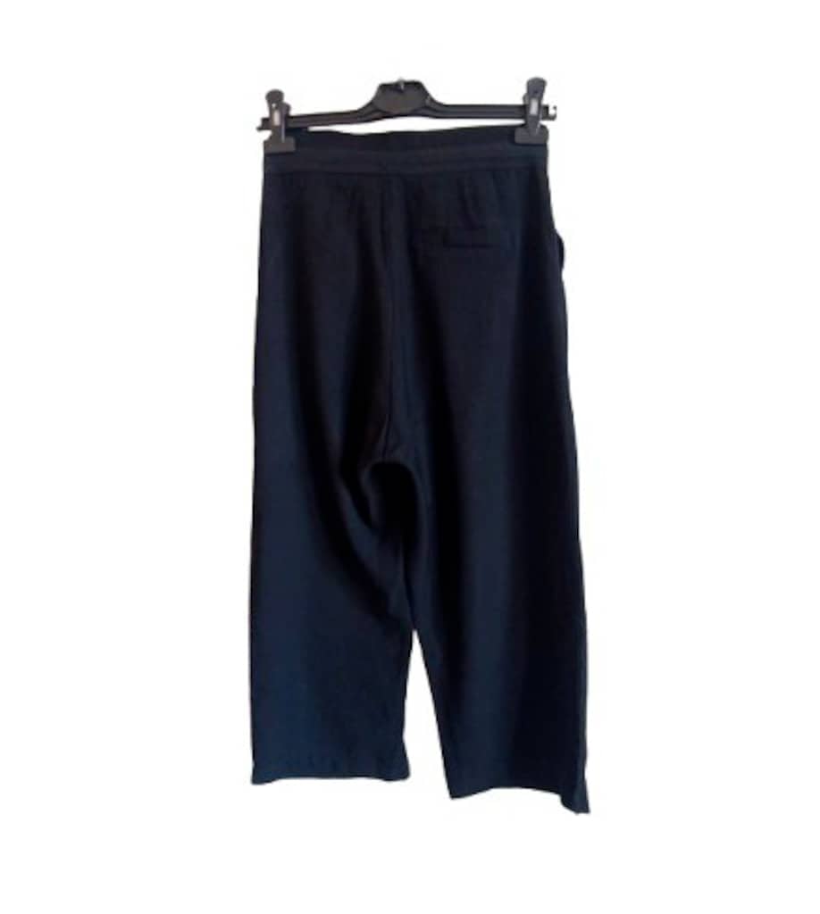 Bebe Plus Siyah Kuşaklı Bol Paça Yazlık Pantolon - 3