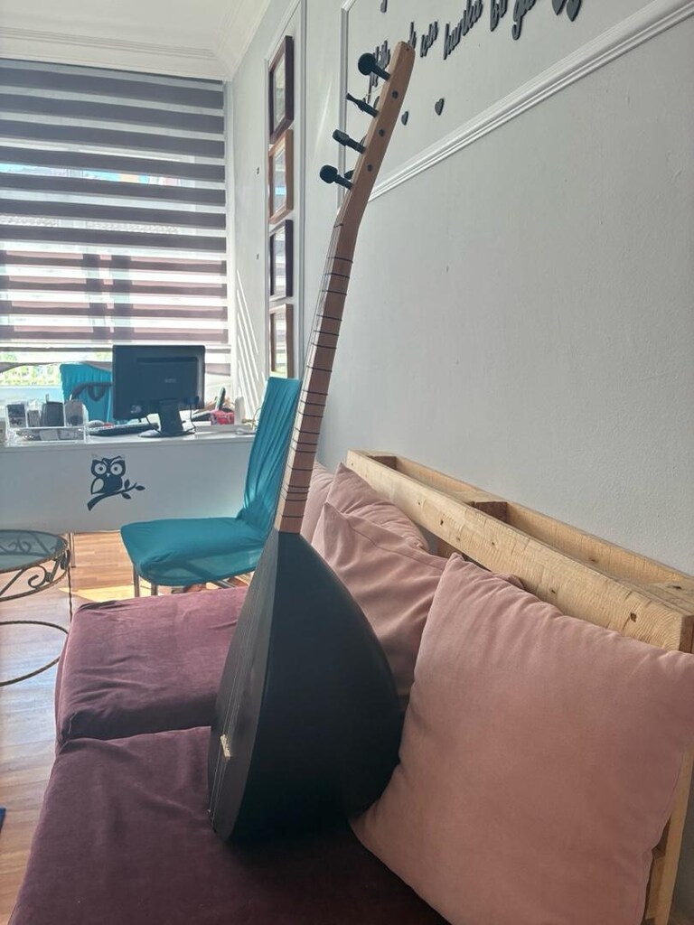 Kısa Sap Siyah Bağlama - 2